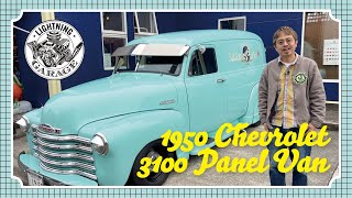 【1950 Chevrolet 3100 Panel Van①】アメリカンバーバーの愛車は50sのパネルバン！｜Lightning Garage