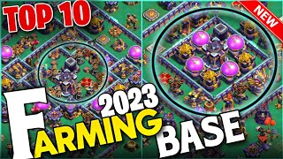 FARMING BASE TH15| STRONG *TOP 10*  ( SAVE YOUR DARK ELIXIR) NOW TH15 RING FARMING BASES NEW 2023