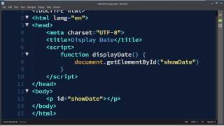 How to Display Date and Time on Web Page using JavaScript- JavaScript Tutorial