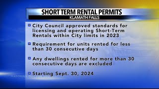 Klamath Falls requiring permits from its short term rentals