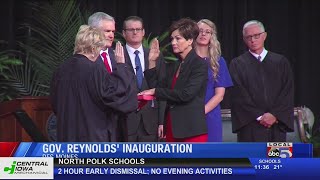 Kim Reynolds sworn in as 43rd Iowa Governor