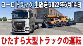 【ユーロトラック】ひたすら大型トラックを運転するライブ配信【アフロマスク 2023年6月14日】