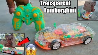 Transparent RC Car Unboxing \u0026 Giveaway | Remote Control Transparent Car Review in hindi