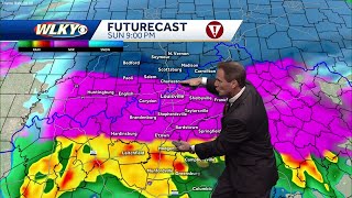 Winter storm forecast update 6 p.m. Saturday