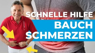 Du hast Bauchschmerzen? Ein Unwohlsein in der Bauchregion? Probiere diese einfache Technik aus 🍀