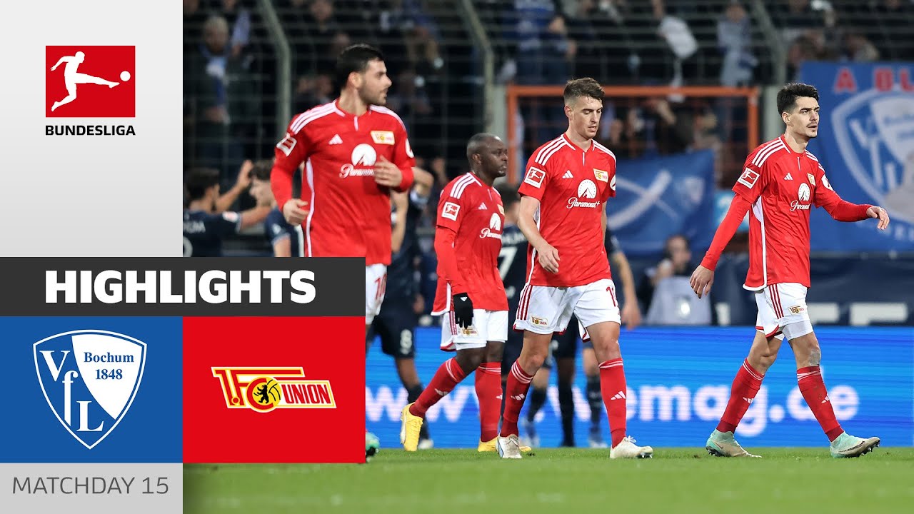 Union Continues Negative Run | Bochum - Union Berlin 3-0 | Highlights ...