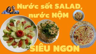 Cách làm nước sốt salad, nước nộm siêu ngon .