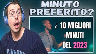 Reaction ai 10 MIGLIORI MINUTI del 2023 (Freestyle Italiano)