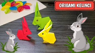 Origami Kelinci | Cara membuat kelinci dari origami | Cara membuat origami hewan mudah