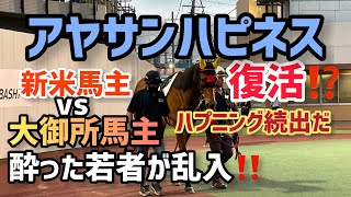 【馬主】海風スプリント3歳選抜馬！船橋競馬場でアヤサンハピネスの復活を新米馬主と大御所馬主2人が酔っ払った若者と楽しく観戦！結果はいかに！笑