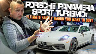 2018 Porsche panamera sport turismo: ultimate family wagon you want to buy! Test drive and review