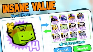 What People TRADE For A SIGNATURE BIG MASKOT in Pet Sim X