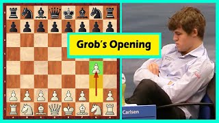 Grob's Opening Against Magnus Carlsen! The Result?