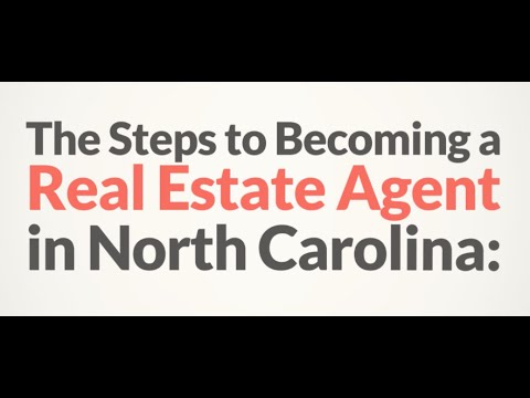 How to become a real estate agent in North Carolina How to become a real estate agent in North Carolina