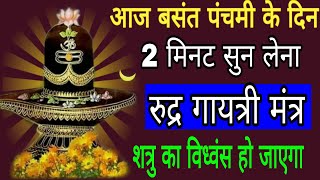 आज बसंत पंचमी को सुनते ही शत्रु का विध्वंस हो जाएगा बस 2 मिनट | #shatrunashakmantra