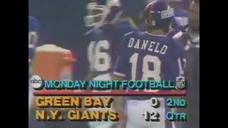 1982 Week 2 MNF - Packers vs. Giants