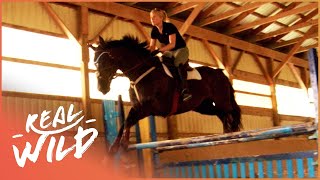 Rival Horse Riders Clash At Equestrian Competition | Unstable