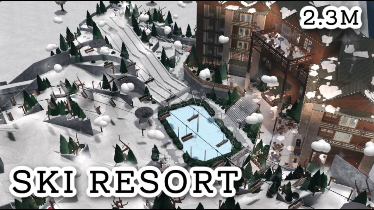 Ski Resort Lodge Full Speed Build Bloxburg Roblox Robuilds Youtube