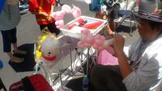 本格Balloon Art独学だそうです。第14回勝手祭り。ＴｏｋｙｏＪａｐａｎ