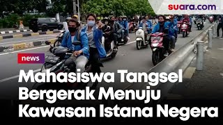 Tolak UU Cipta Kerja, Ratusan Mahasiswa Bergerak Menuju Kawasan Istana Negara