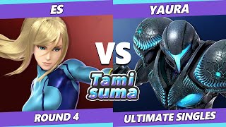 TAMISUMA 218 Round 4 - Es (ZSS) Vs. Yaura (Dark Samus) SSBU Smash Ultimate