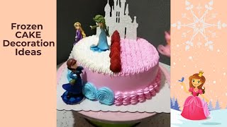 FROZEN CAKE |  How to make a Frozen ELSA Disney PRINCESS Cake | Princess Doll Cake Ideas