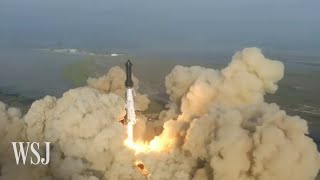 Starship Explosion : Watch Elon Musk's Rocket Explode After Launch | WSJ