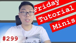 The Unsharp Mask Effect - Friday Minis 299