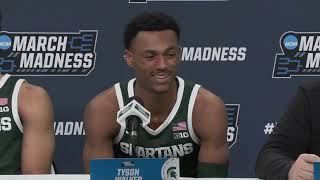 Michigan State First Round Postgame Press Conference - 2024 NCAA Tournament