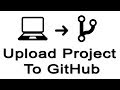 How to upload project to github from computer using git bash - e01 - Git Tutorial