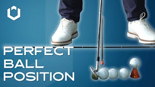 PERFECT BALL POSITION FOR EVERY GOLF CLUB // Ian Fraser Golf Lesson