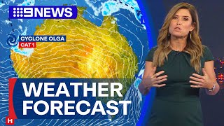 Australia Weather Update: Showers and strong winds expected for eastern NSW | 9 News Australia