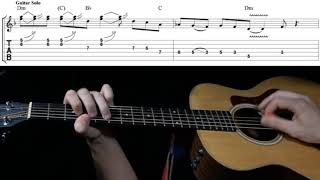 Layla (Unplugged) - Eric Clapton | Guitar Tab Transcription Lesson Tutorial How To Play Cover
