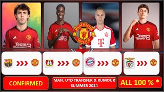 ALL  MAN UNITED Confirmed Latest Transfer News & Rumors | Transfer Targets 2024 With Kayode & Ramsey