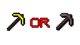 which pickaxe is faster? #shorts