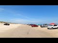 A drive along the beach in South Texas