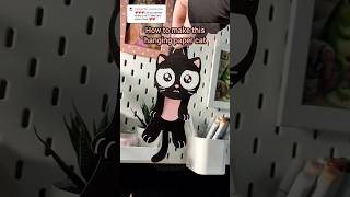 How I make the hanging paper dolls #diy #paperdoll #tutorial #craft #kpopdemonhunters