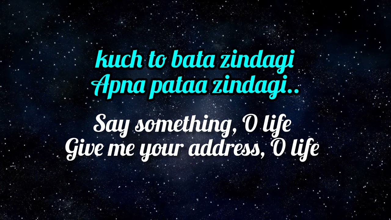 Kuchh Toh Bata Zindagi (Lyrics) English Translation | Jubin Nautiyal ...