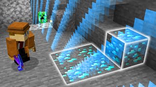 How I Mined EVERY Diamond in a 100 by 100 Minecraft World
