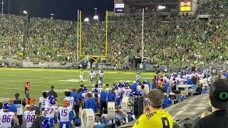 Oregon's Tez Johnson's 85 yard Punt Return for a Touchdown vs Boise St.