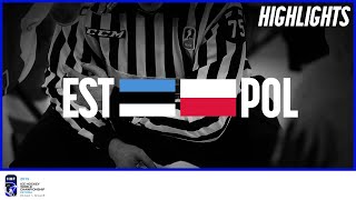 Estonia vs. Poland | Highlights | 2019 IIHF Ice Hockey World Championship Division I Group A