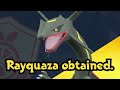 just beating up rayquaza nothing more.