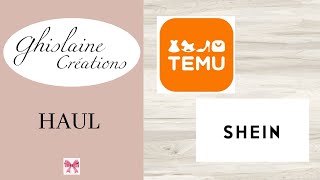 Haul Temu et Shein