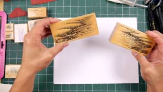 Stampscapes 101: Video 158. Stamps 148F/149F Waterside Bluffs Left/Right