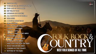 Beautiful Folk Songs 💎Classic Folk & Country Music 80's 90's Playlist 💎 Country Folk Music