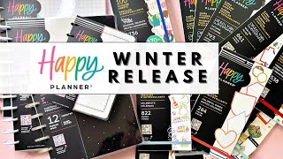 HAPPY PLANNER WINTER RELEASE UNBOXING \u0026 FLIP THROUGH