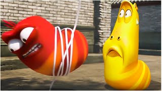 LARVA Season 4 Episode 105~300 : Tighten | Best Cartoons 20224 |  Hilarious Cartoon Compilation