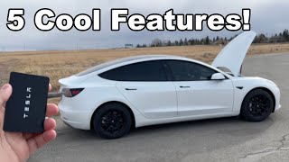 Here's 5 Cool Tesla Model 3 Features!
