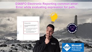 D365FO Electronic Reporting: "Error while evaluating expression"