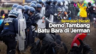 RICUH! Bentrokan Aparat Vs Pendemo di Jerman